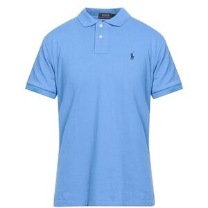 Polo by Ralph Lauren Men's Blue Custom Slim Fit Polo Shirt - Size S